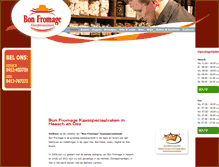 Tablet Screenshot of bonfromage.nl